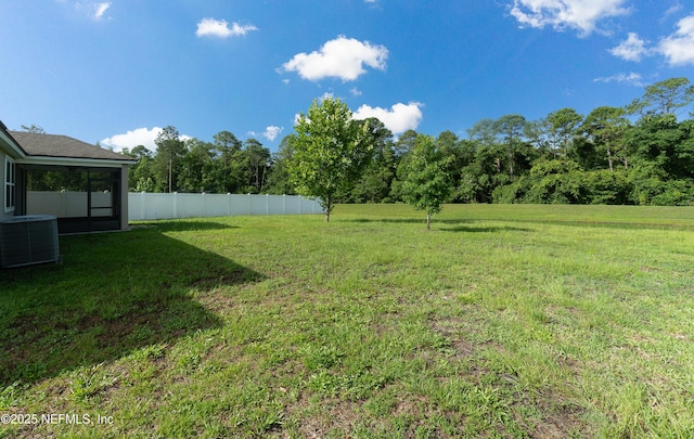 4171 Fishing Creek Ln, Middleburg, FL 32068 - view of yard featuring cooling unit