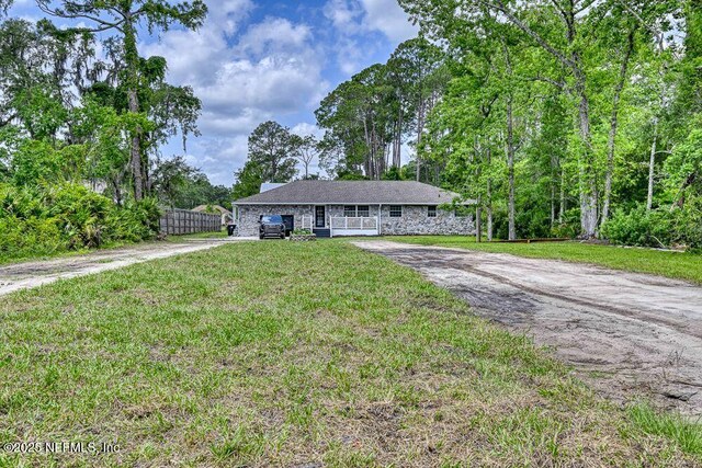 4966 Harvey Grant Rd, Fleming Island, FL 32003 - single story home with a chimney