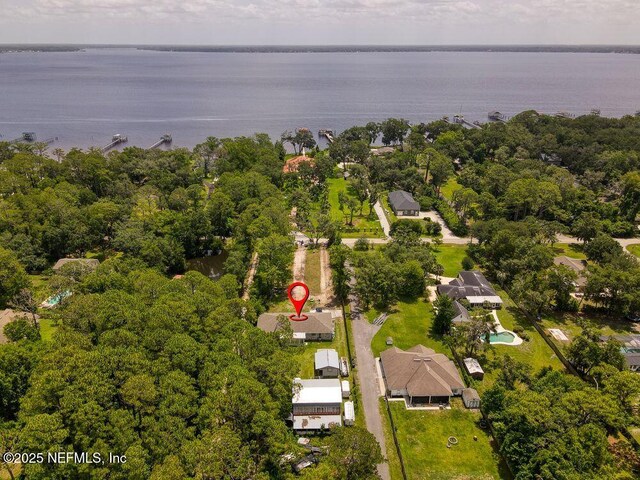4966 Harvey Grant Rd, Fleming Island, FL 32003 - drone / aerial view of a nearby body of water
