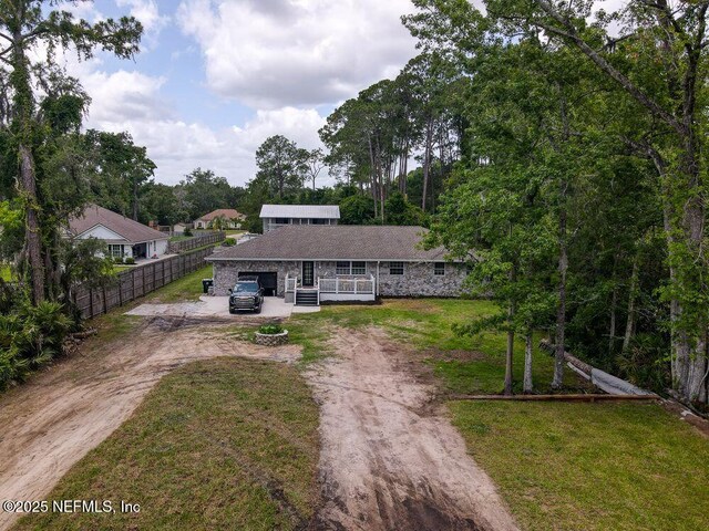 4966 Harvey Grant Rd, Fleming Island, FL 32003 - view of front of property featuring driveway