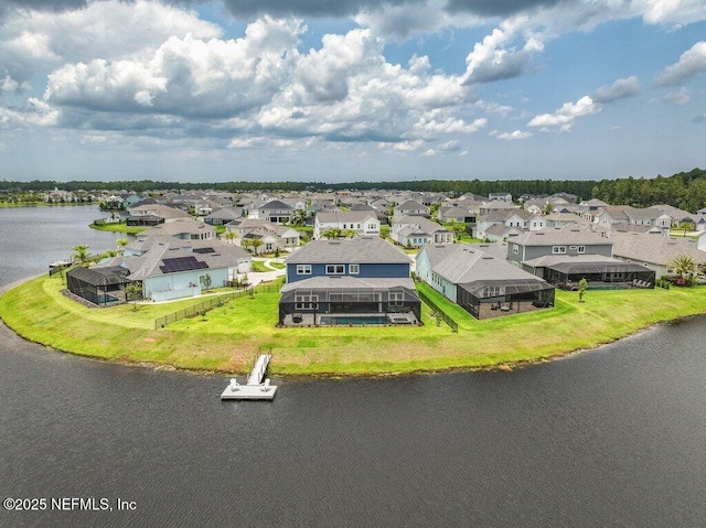 105 Awlleaf Ct, Saint Augustine, FL 32095 - aerial perspective of suburban area with a large body of water