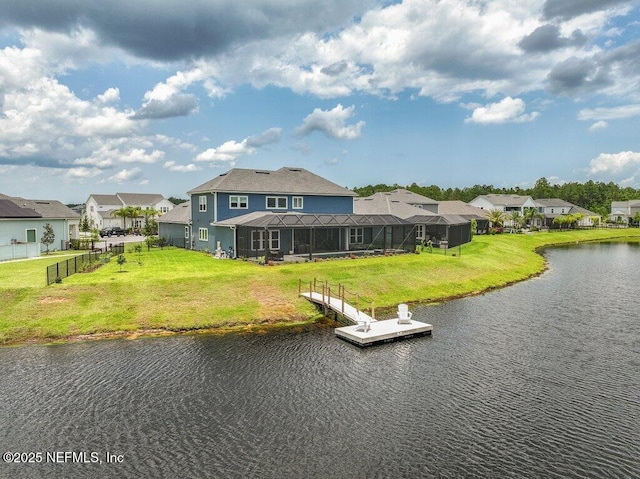 105 Awlleaf Ct, Saint Augustine, FL 32095 - dock featuring a water view and a residential view