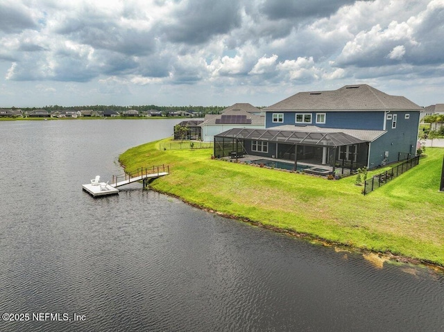 105 Awlleaf Ct, Saint Augustine, FL 32095 - view from above of property with a large body of water