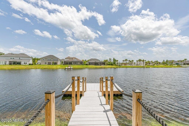 105 Awlleaf Ct, Saint Augustine, FL 32095 - dock featuring a residential view and a water view