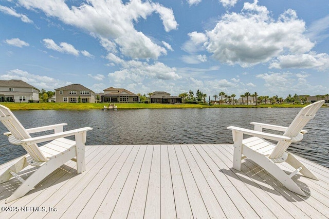 105 Awlleaf Ct, Saint Augustine, FL 32095 - dock featuring a water view and a residential view