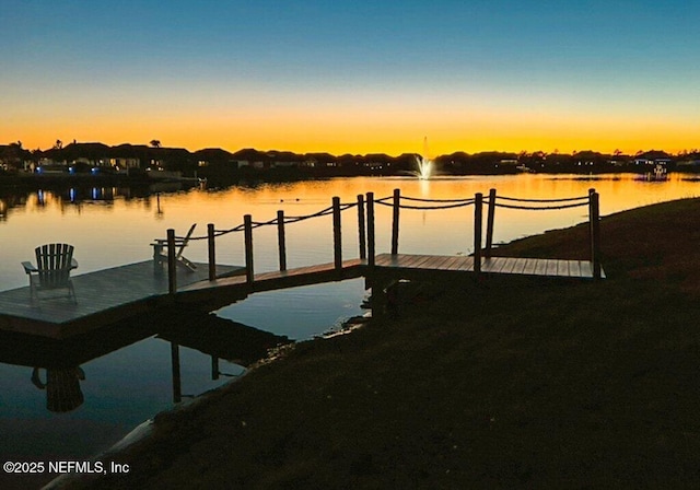 105 Awlleaf Ct, Saint Augustine, FL 32095 - dock featuring a water view