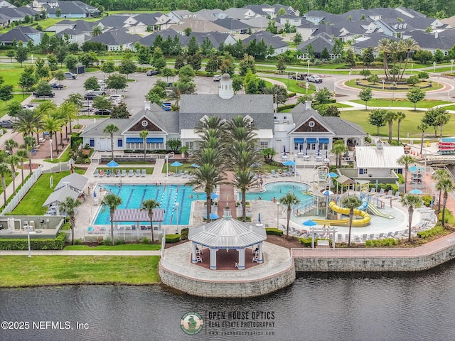 105 Awlleaf Ct, Saint Augustine, FL 32095 - aerial perspective of suburban area featuring a nearby body of water