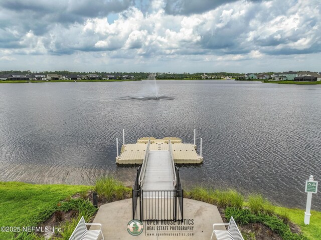105 Awlleaf Ct, Saint Augustine, FL 32095 - dock area with a water view