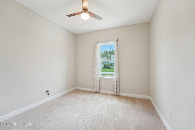 68 Briar Ridge Ct, Ponte Vedra, FL 32081 - carpeted spare room featuring a ceiling fan and baseboards