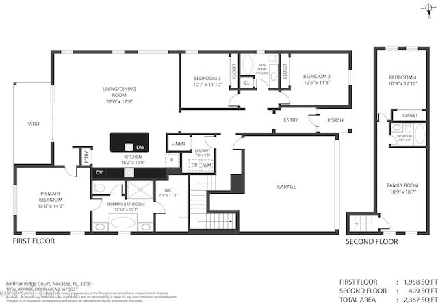 68 Briar Ridge Ct, Ponte Vedra, FL 32081 - view of floor plan / room layout