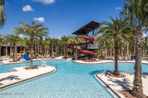 37 Permit Ct, Saint Augustine, FL 32092 - community pool with a water slide
