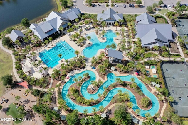 37 Permit Ct, Saint Augustine, FL 32092 - drone / aerial view of a pool area
