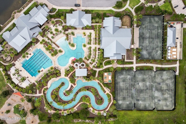 37 Permit Ct, Saint Augustine, FL 32092 - bird's eye view of a pool area