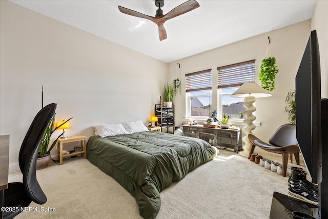 37 Permit Ct, Saint Augustine, FL 32092 - carpeted bedroom with a ceiling fan