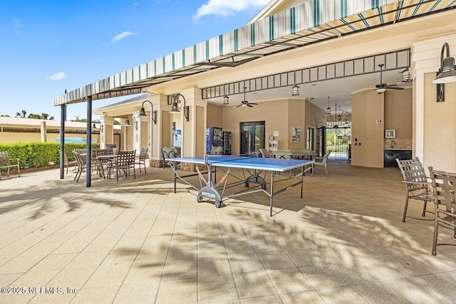 795 Shetland Dr, Saint Johns, FL 32259 - view of patio featuring a ceiling fan and outdoor dining area