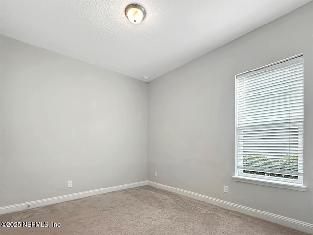 95191 Poplar Way, Fernandina Beach, FL 32034 - spare room featuring baseboards, carpet flooring, and a textured ceiling