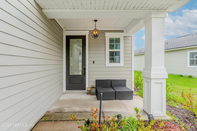 194 Napo Way, Saint Johns, FL 32259 - view of exterior entry featuring an outdoor hangout area