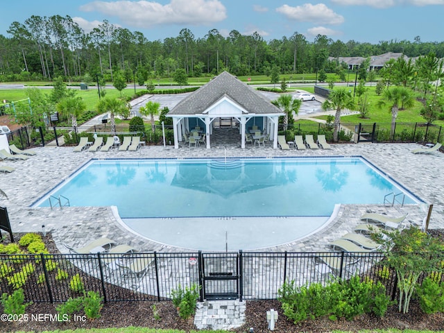 194 Napo Way, Saint Johns, FL 32259 - community pool featuring a gazebo and a patio area