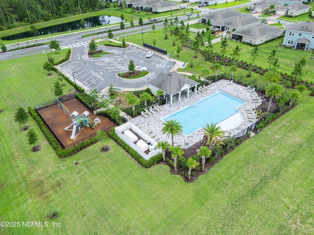194 Napo Way, Saint Johns, FL 32259 - aerial view of a pool area and a nearby body of water