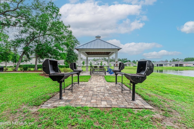 194 Napo Way, Saint Johns, FL 32259 - view of property's community featuring a gazebo, a water view, and a lawn