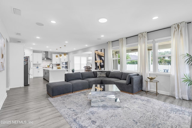 194 Napo Way, Saint Johns, FL 32259 - living area with recessed lighting and wood finished floors