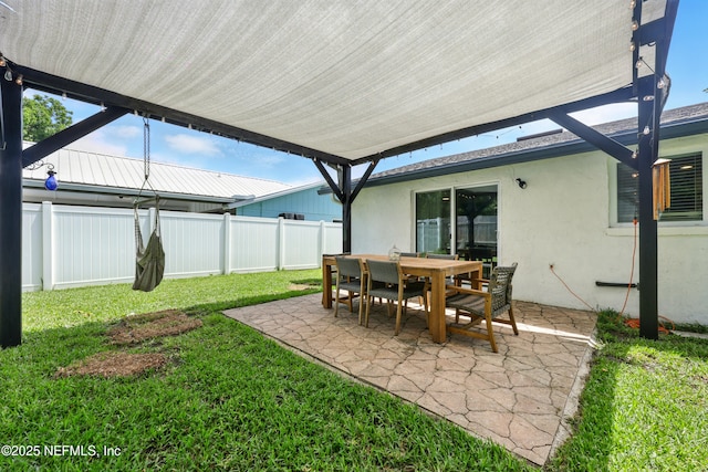 2734 Colonies Dr, Jacksonville Beach, FL 32250 - view of yard with a patio area