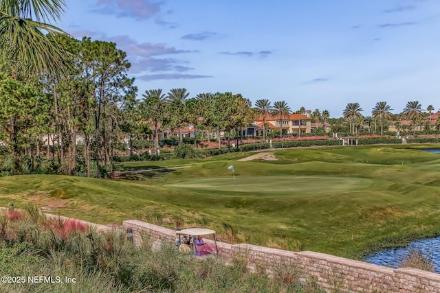 1332 N Loop Pkwy, Saint Augustine, FL 32095 - surrounding community with an area to practice putting and golf course view