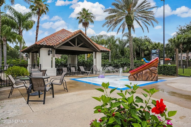 1332 N Loop Pkwy, Saint Augustine, FL 32095 - community pool with a gazebo and a patio area