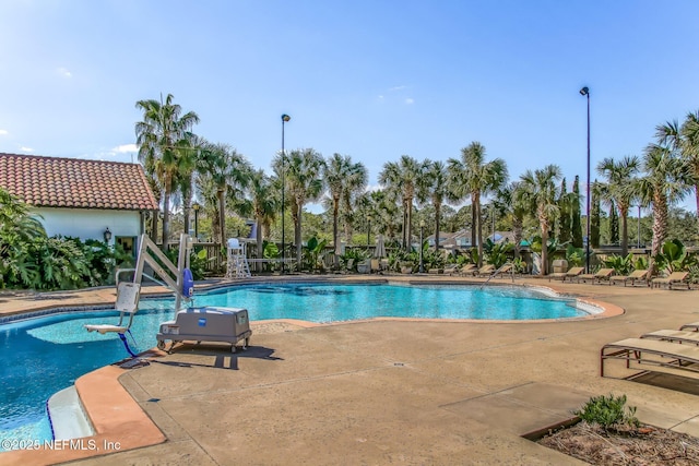 1332 N Loop Pkwy, Saint Augustine, FL 32095 - community pool with a patio area