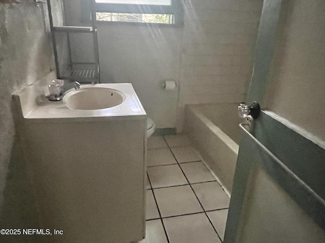 3526 Poinsetta St, Jacksonville, FL 32254 - bathroom featuring vanity and tile patterned floors