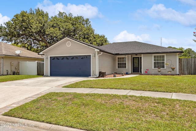 11087 Danzig Way, Jacksonville, FL 32257 - single story home featuring a garage, driveway, and a shingled roof