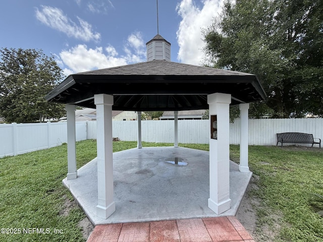 2406 Oakview Dr, Jacksonville, FL 32246 - view of patio / terrace with a gazebo