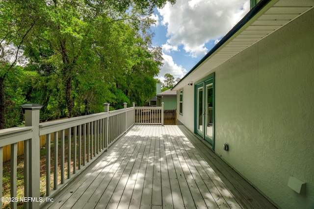 3064 Hickory Glen Dr, Jacksonville, FL 32065 - view of wooden deck