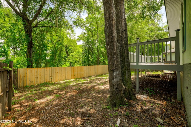 3064 Hickory Glen Dr, Jacksonville, FL 32065 - view of yard with a deck