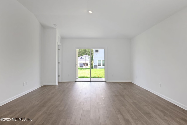 4628 Argand Dr, Jacksonville, FL 32218 - spare room featuring wood finished floors and baseboards