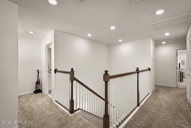 54 Torres Trce, Saint Augustine, FL 32095 - corridor with carpet floors, recessed lighting, and an upstairs landing