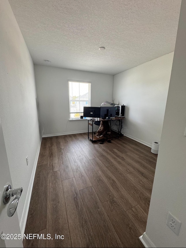 54 Torres Trce, Saint Augustine, FL 32095 - office space with dark wood-style floors and a textured ceiling