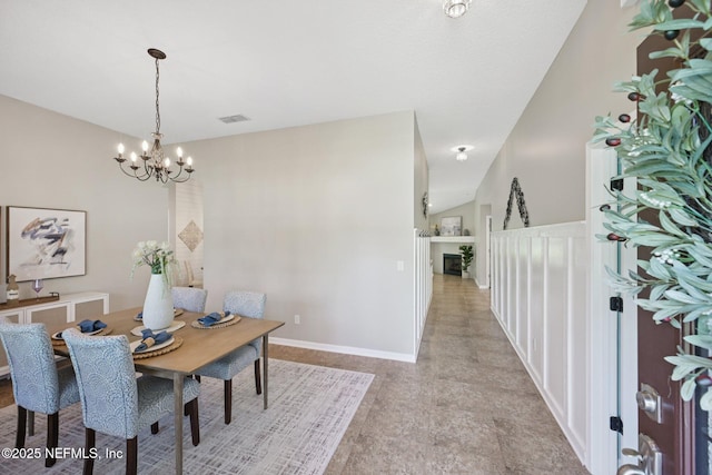 1804 Eagle Crest Dr, Fleming Island, FL 32003 - dining area with a chandelier