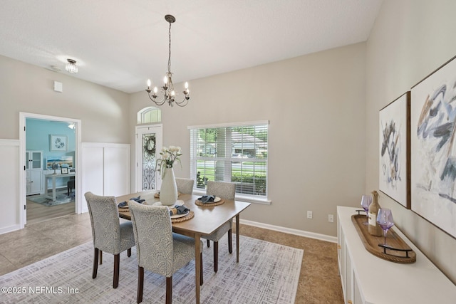 1804 Eagle Crest Dr, Fleming Island, FL 32003 - dining space with a chandelier