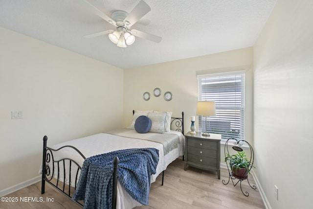 1804 Eagle Crest Dr, Fleming Island, FL 32003 - bedroom with light wood-style flooring and ceiling fan