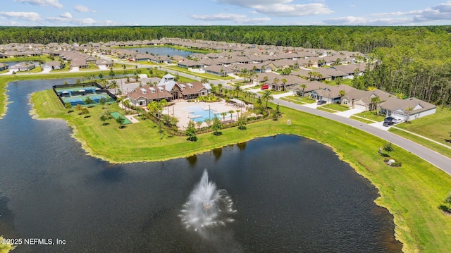 1382 Parkland Trl, Saint Augustine, FL 32095 - aerial view of residential area with a nearby body of water and a pool