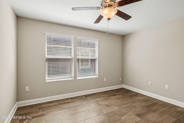 1382 Parkland Trl, Saint Augustine, FL 32095 - unfurnished room featuring wood finished floors, ceiling fan, and baseboards
