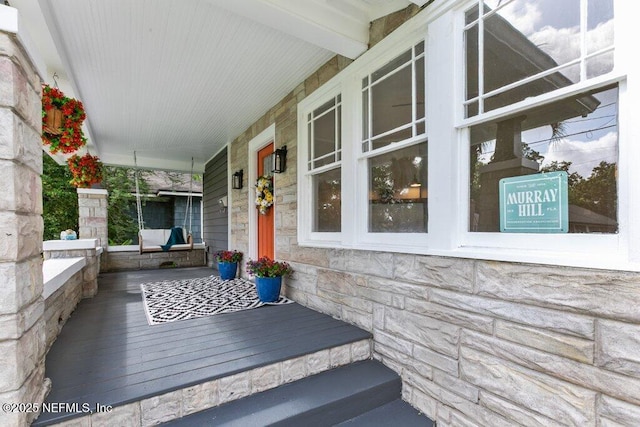 1032 Ingleside Ave, Jacksonville, FL 32205 - view of wooden porch
