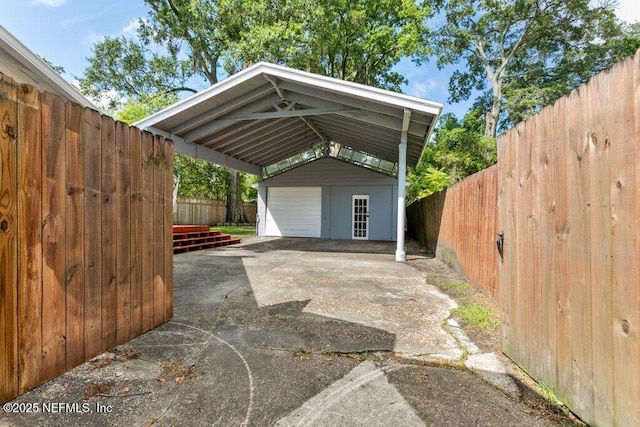 1032 Ingleside Ave, Jacksonville, FL 32205 - view of vehicle parking with a garage