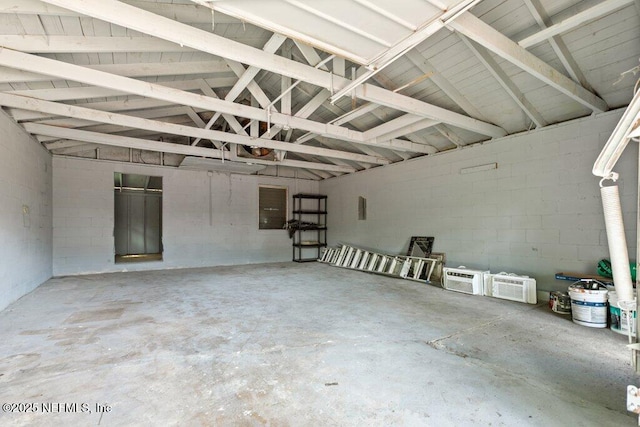 1032 Ingleside Ave, Jacksonville, FL 32205 - garage with concrete block wall
