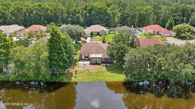 2002 Knottingham Trace Ln, Jacksonville, FL 32246 - aerial view of residential area featuring a forest