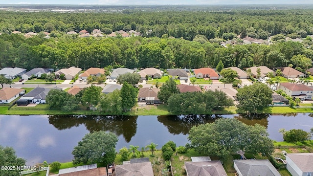 2002 Knottingham Trace Ln, Jacksonville, FL 32246 - aerial view of residential area with a nearby body of water