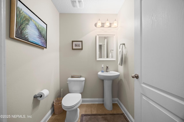 2144 S Sorrento Hills Rd, Saint Augustine, FL 32092 - bathroom with toilet and tile patterned floors