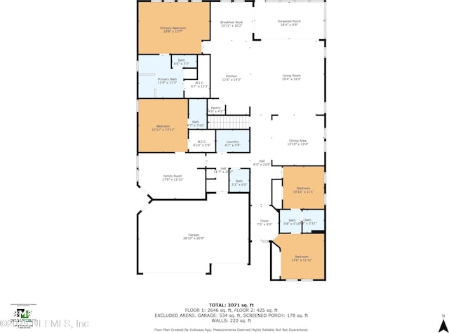 2144 S Sorrento Hills Rd, Saint Augustine, FL 32092 - view of room layout