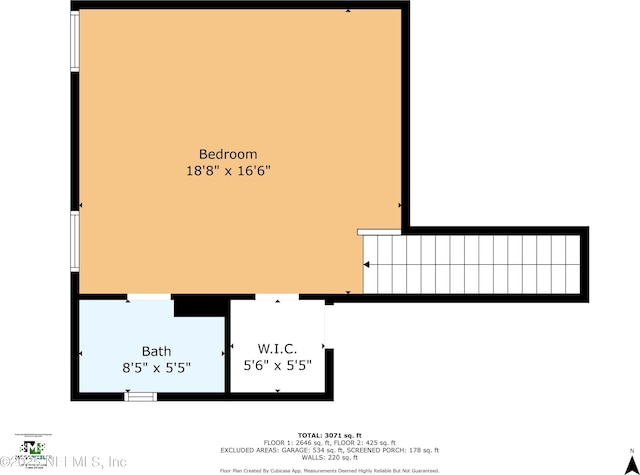2144 S Sorrento Hills Rd, Saint Augustine, FL 32092 - view of room layout